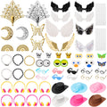 YAORISE 58Pcs rubber duck hats add playful customization for 2-inch ducks