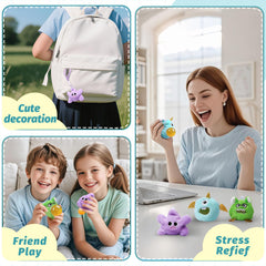 Yaozyety compact 3 inch squishy ball ideal for travel.