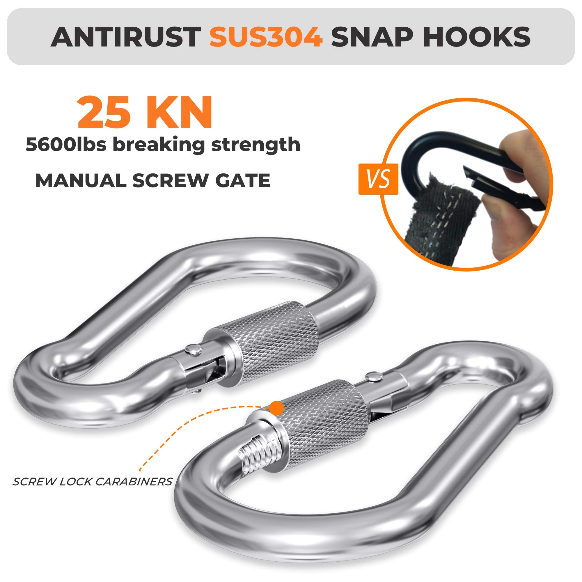 YARKOR Swing Swivel packaging shows convenient set with hooks.