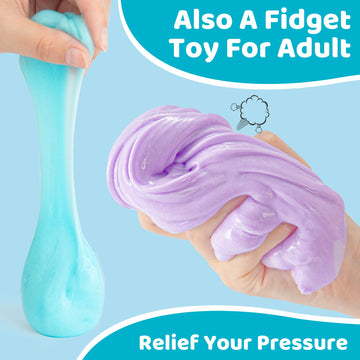 Party favors from YasTant slime kit for guests