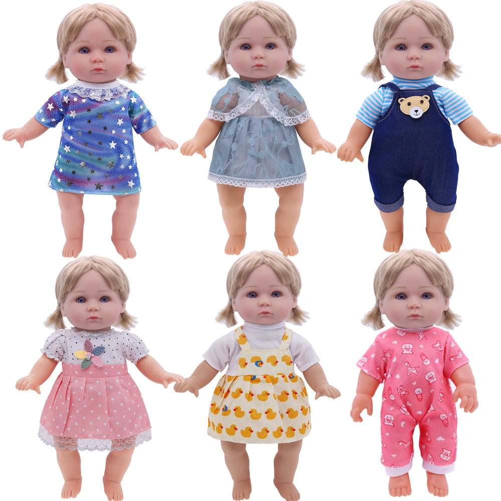 YAYYAY Alive princess dress for 11-inch dolls, vibrant colors inspire imaginative play.