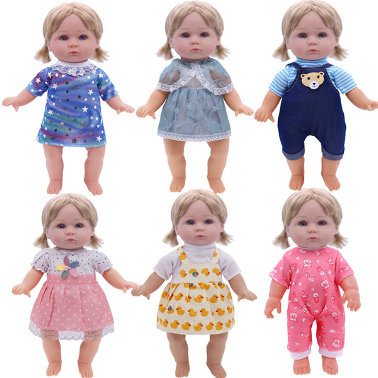 YAYYAY Alive princess dress for 11-inch dolls, vibrant colors inspire imaginative play.