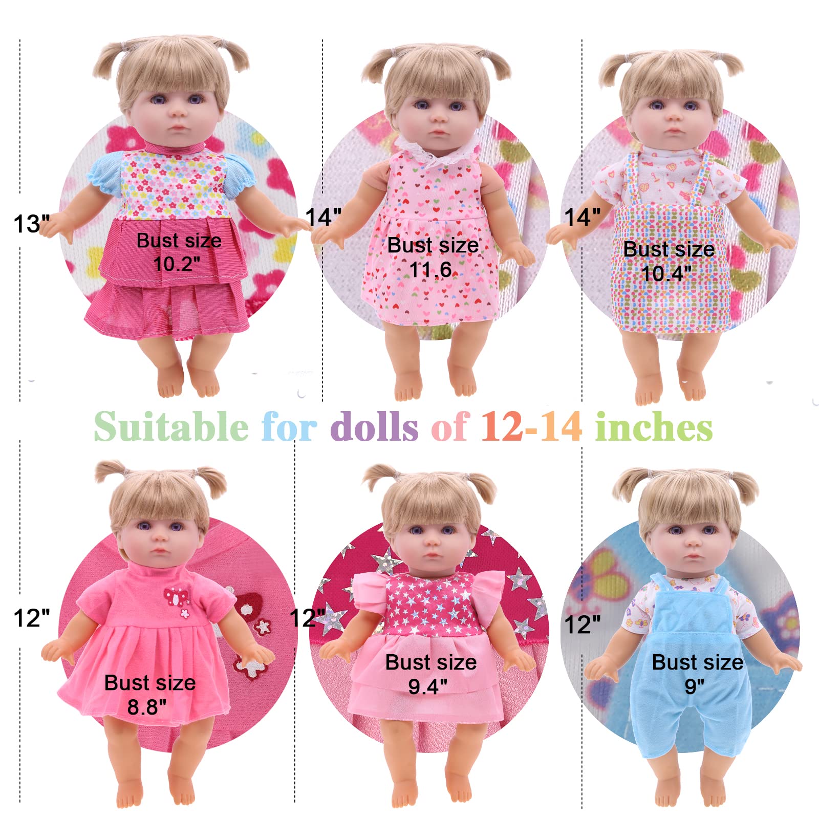 Back-closure dresses from YAYYAY Alive Doll Clothes for quick dressing