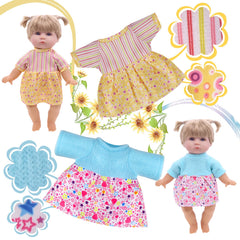 Sweater costume by YAYYAY Alive Doll Clothes for 12-14 inch dolls, cozy layering