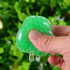 YBSOP bright green stress ball for party favors and carnival activities.