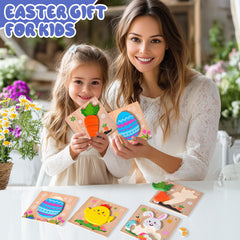 YBSOP Easter wooden puzzle chick design supports early math and hand-eye coordination.