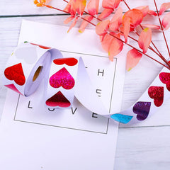 Ycfish envelope seal stickers brighten gifts with festive hearts