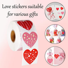 Ycfish self-adhesive hearts are waterproof and easy to apply