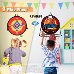 Ycosin kids basketball hoop with quick indoor outdoor setup