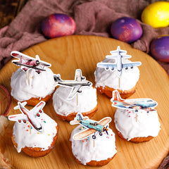 YCTHUNFISH plane cake toppers decorative set for celebrations
