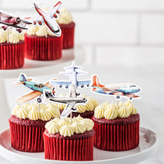 YCTHUNFISH preassembled cupcake toppers ready to use
