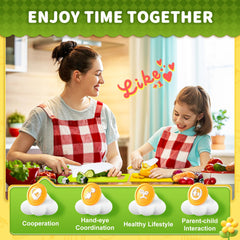 Yeeammk pretend play kitchen setup inspiring imaginative cooking fun.
