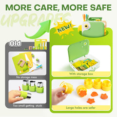 Yeeammk plastic cutting boards provide safe prep surfaces for little chefs