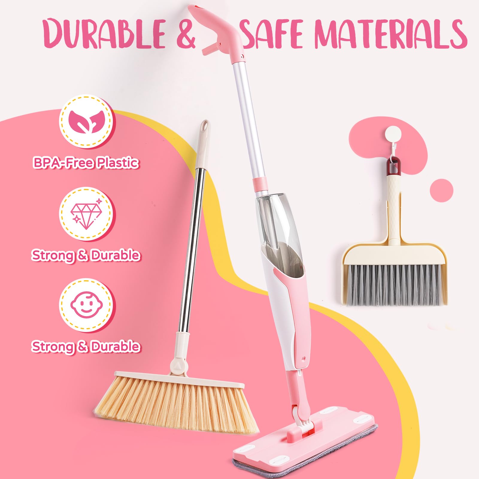 Yeeammk role-play cleaning toy supports family bonding and chores