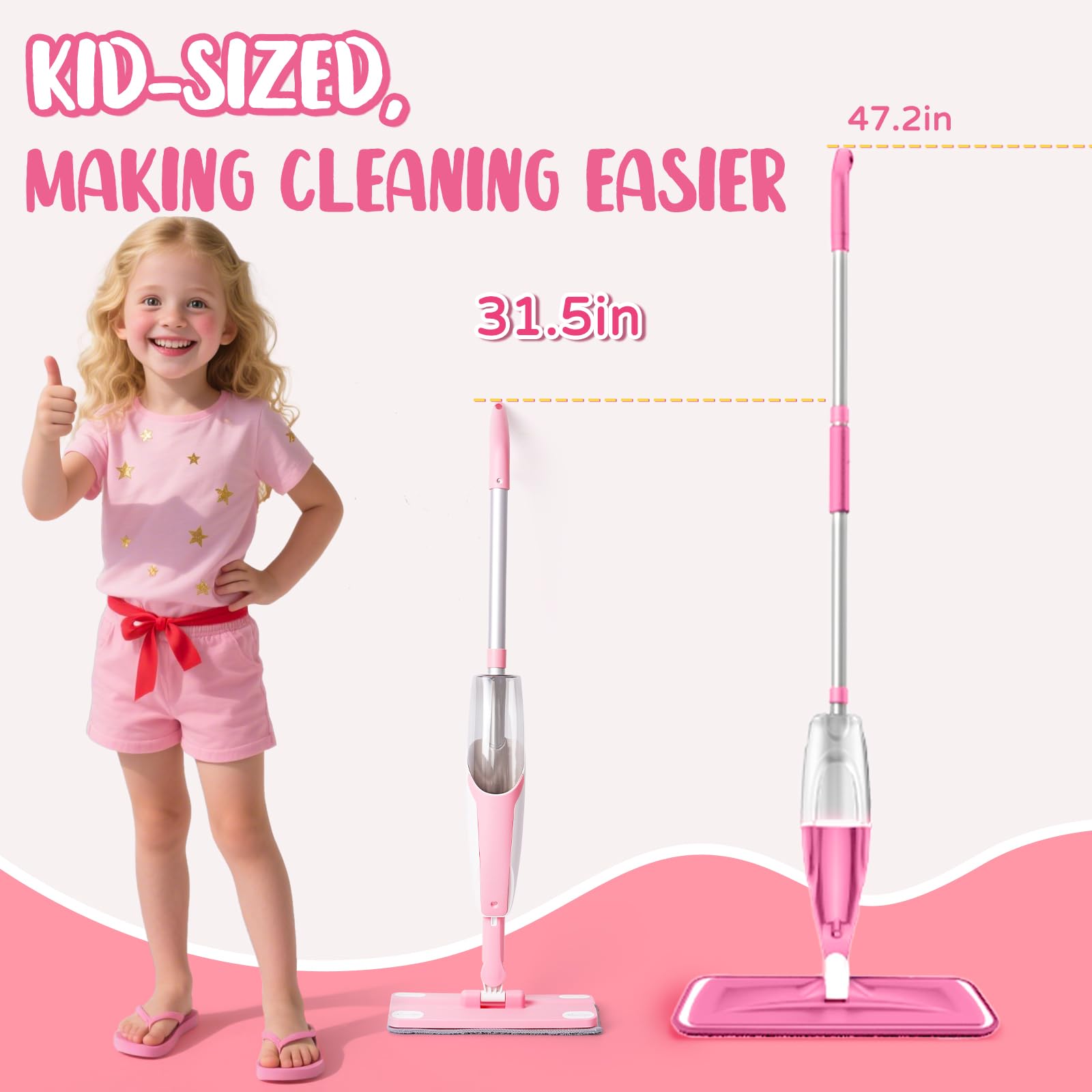 Yeeammk toddler cleaning toy montessori set showcases safe, durable materials.
