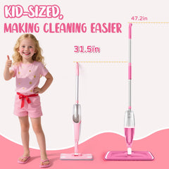 Yeeammk toddler cleaning toy montessori set showcases safe, durable materials.