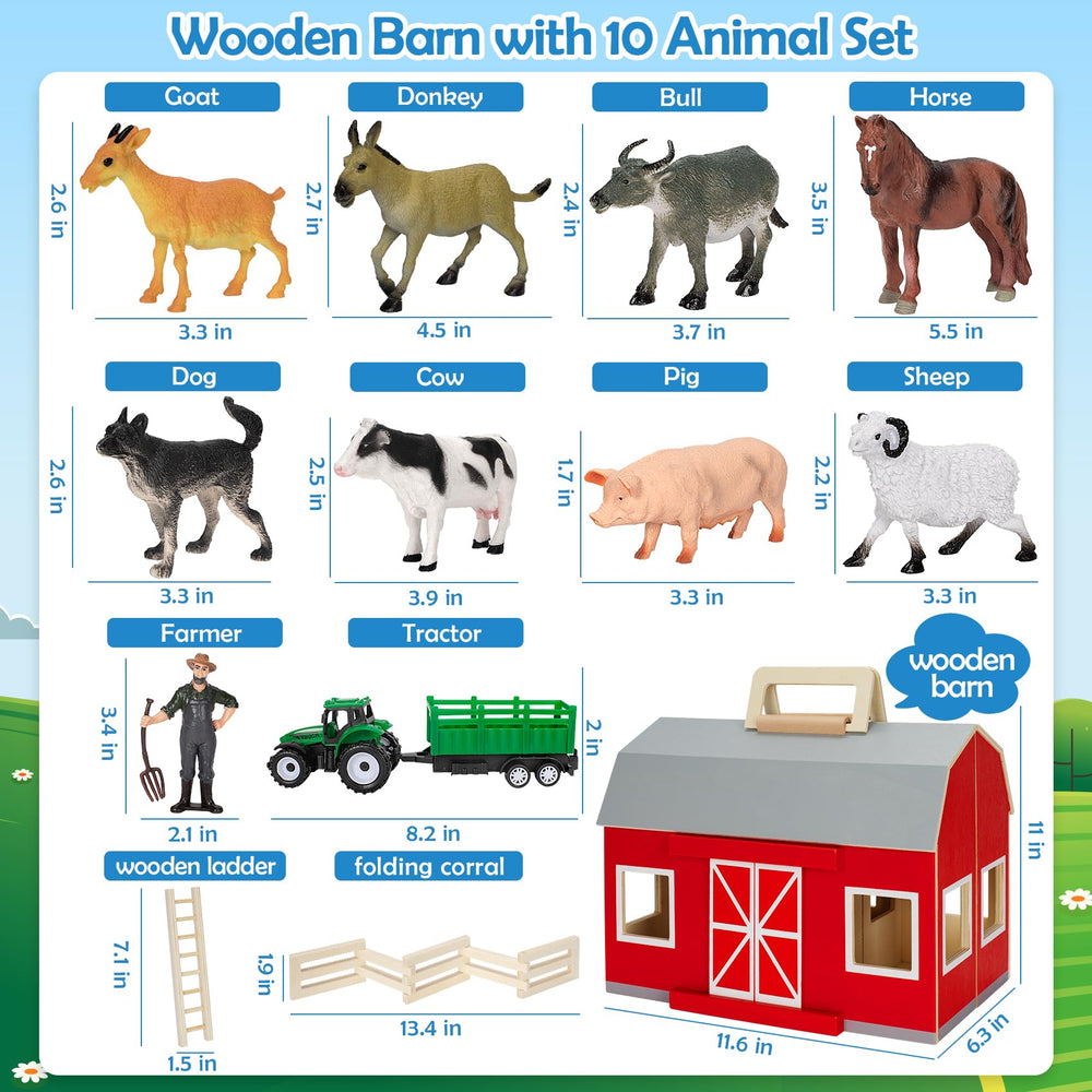 YEEBAY farm toys support screen-free learning and family interaction.