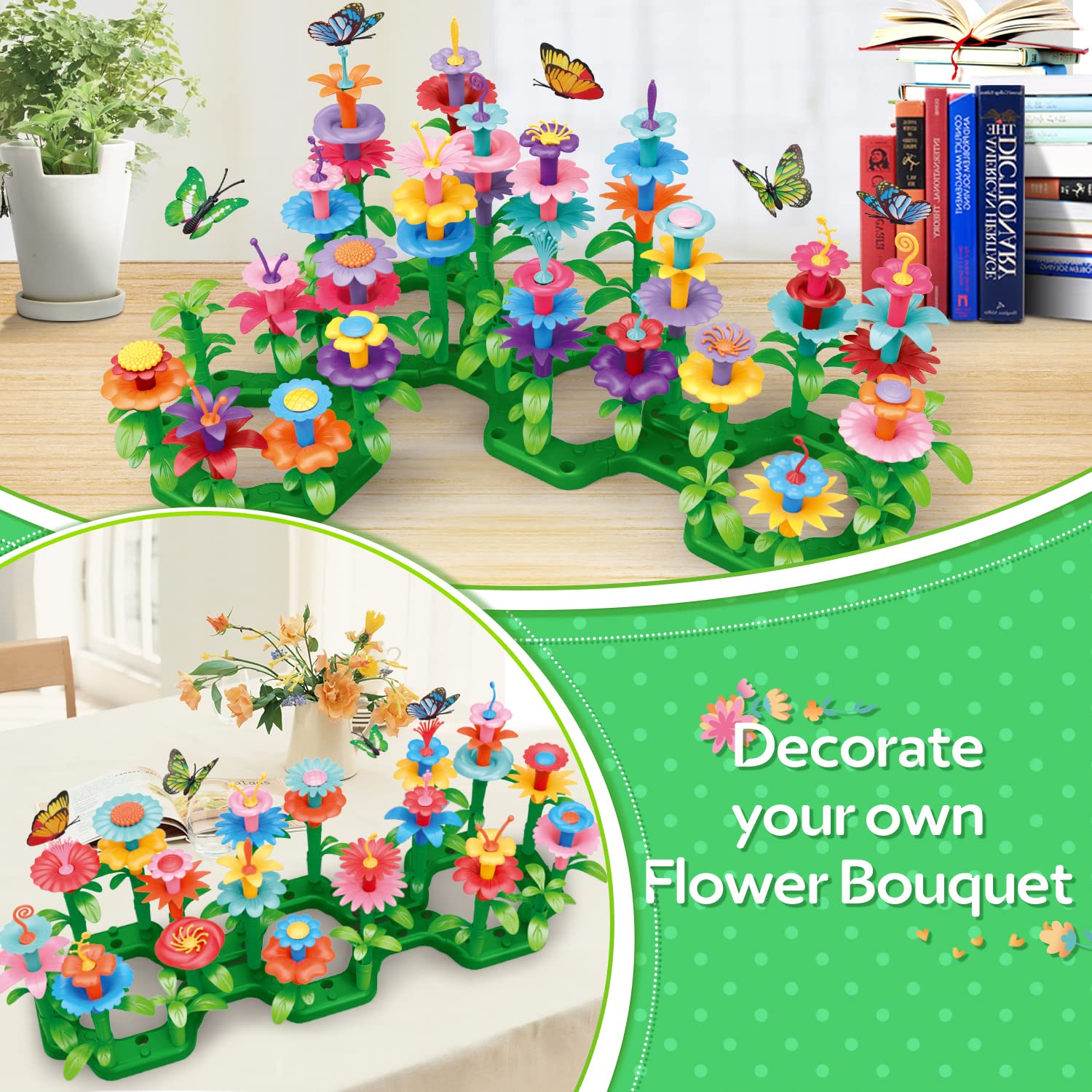 YEEBAY flowers provide indoor and outdoor play options at home, school, or travel.