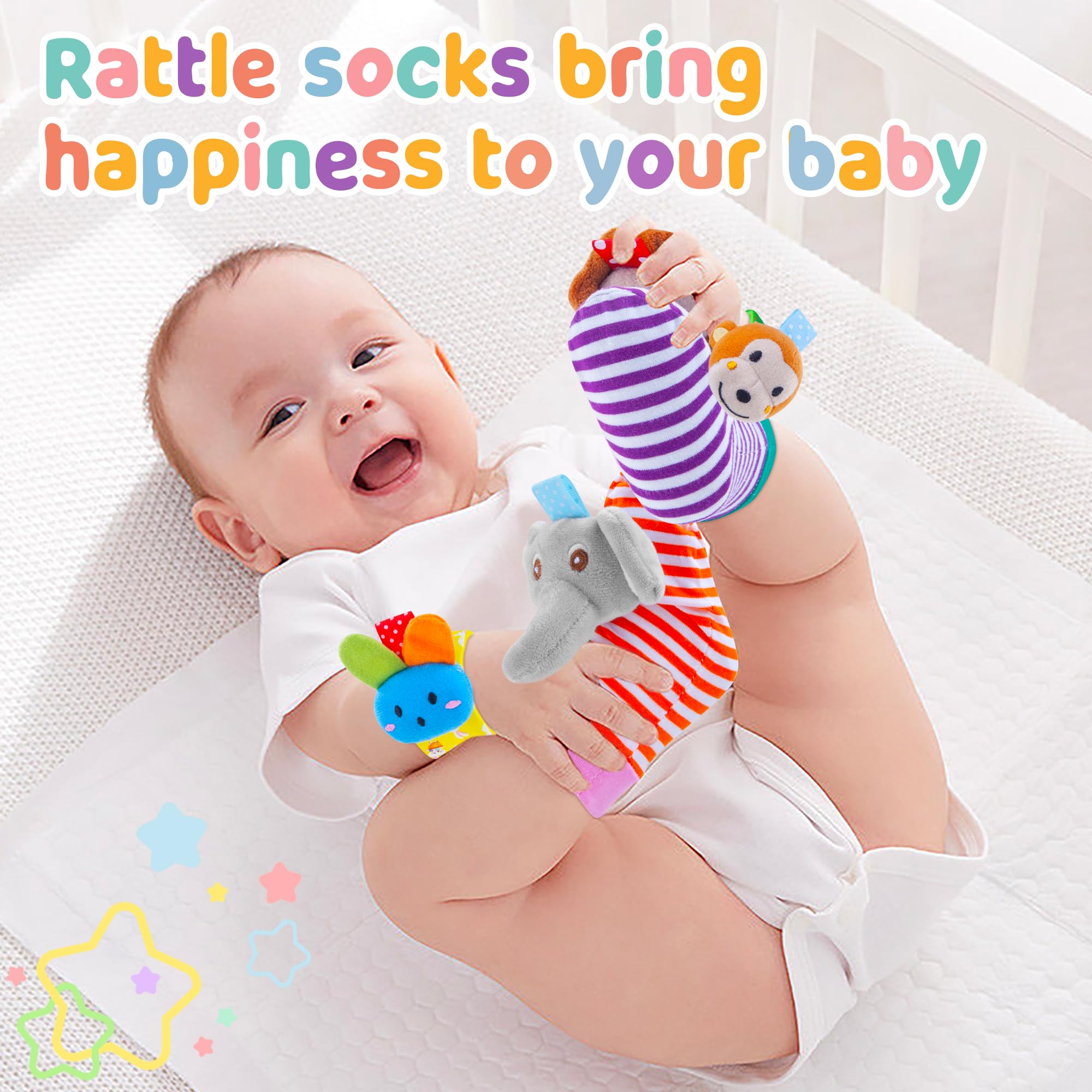 Yeeeasy wrist strap with bells visible, encouraging visual tracking