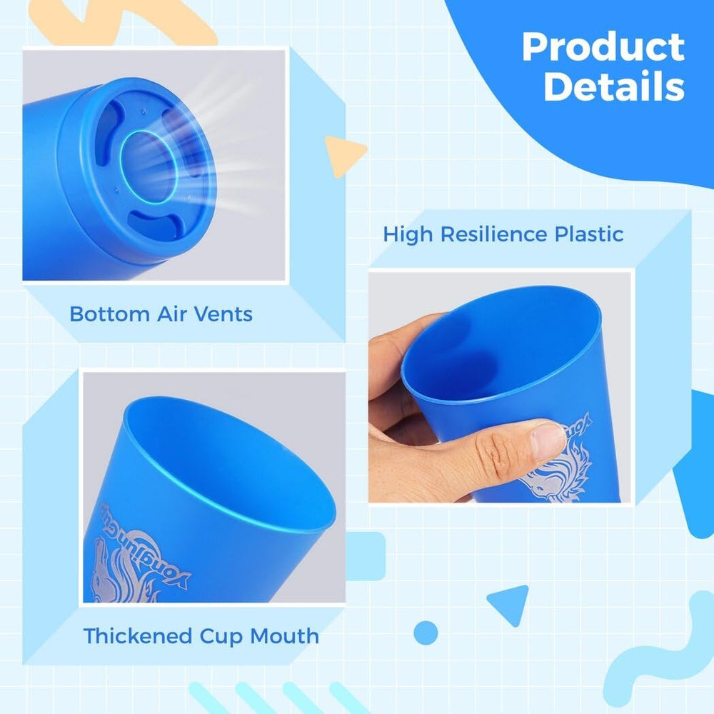 yeesport cups with air-vent design reducing air resistance during rapid stacks