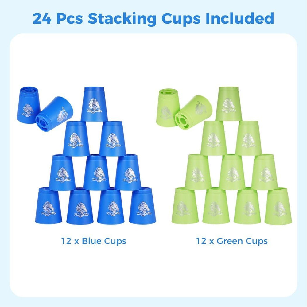 yeesport sport stacking set ideal for kids and adults to improve focus