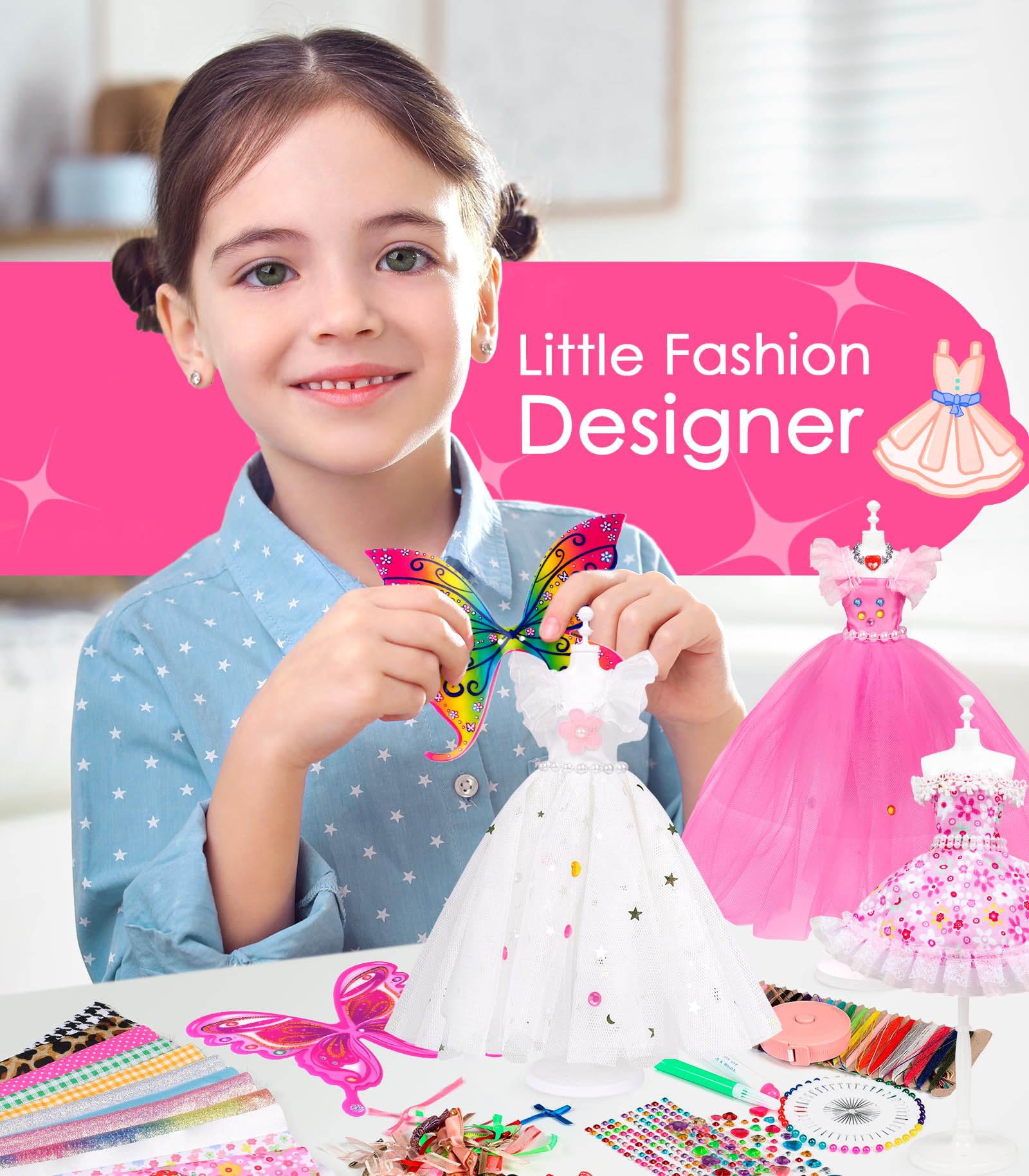 YEETIN doll clothes making set turns play into fashion design practice.