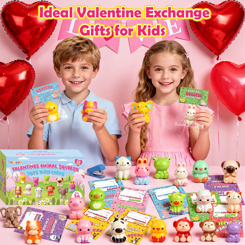YEGEER classroom valentines exchange set for ages 3+