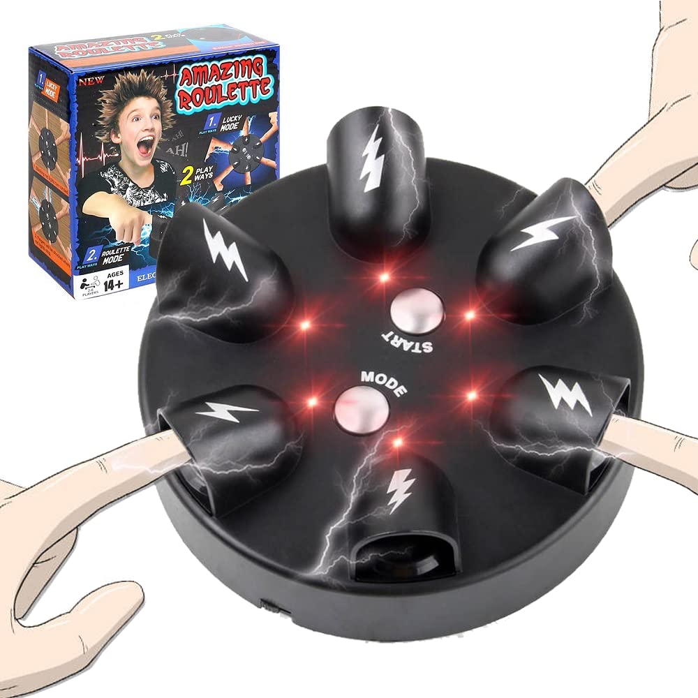 YEIBOBO Shock Roulette: finger-in-hole anticipation for a playful party challenge.
