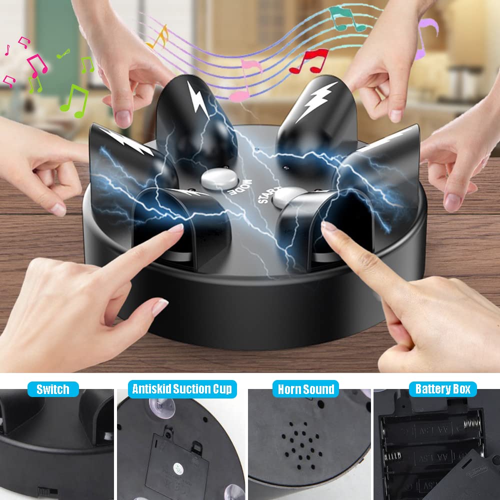 YEIBOBO Shock Roulette: start button activates randomized challenges in seconds.