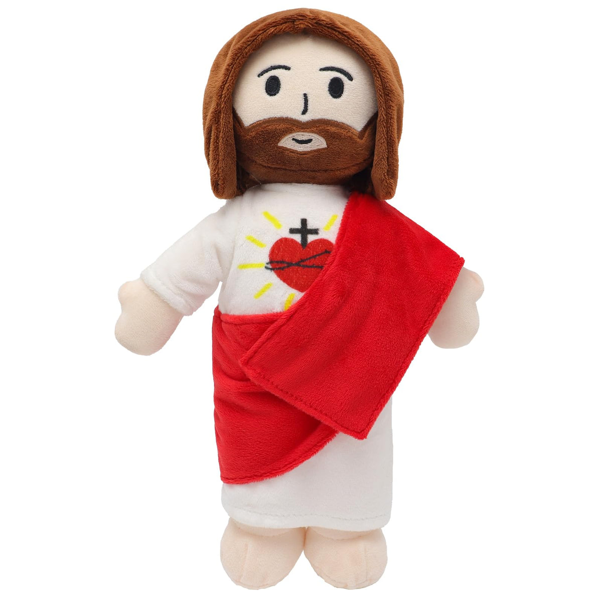Yelakey 13-inch Jesus plush toy for comforting hugs and companionship.