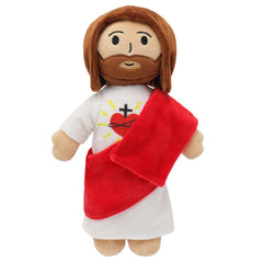 Yelakey 13-inch Jesus plush toy, soft hug-friendly design for bedtime comfort.