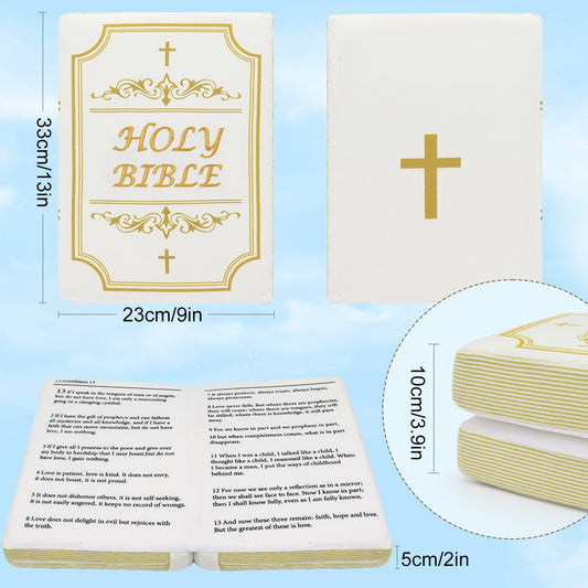 Yelakey Bible Pillow embroidery detail enhances elegant Bible-themed decor.