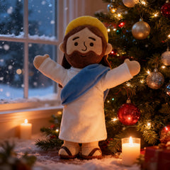 Yelakey plush Jesus gift suitable for baptism or faith-inspired keepsake