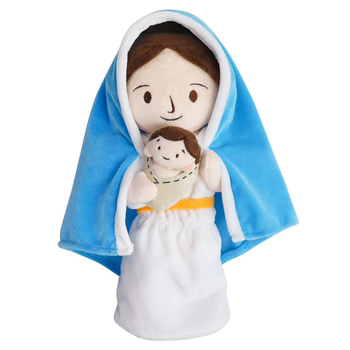 Yelakey Jesus plush doll close-up guardian face for comforting bedtime moments