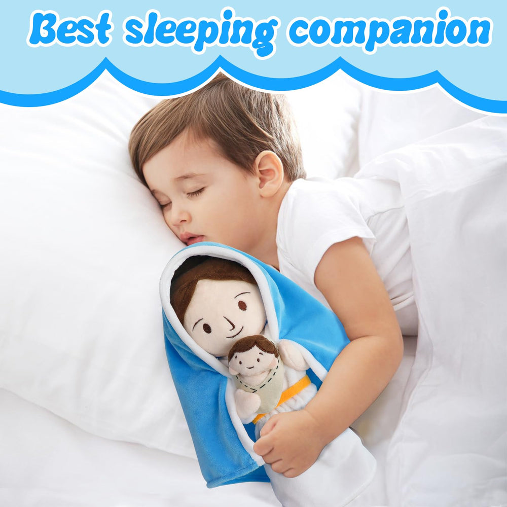 Yelakey Jesus plush doll features soft fabric and safe filling for gentle play