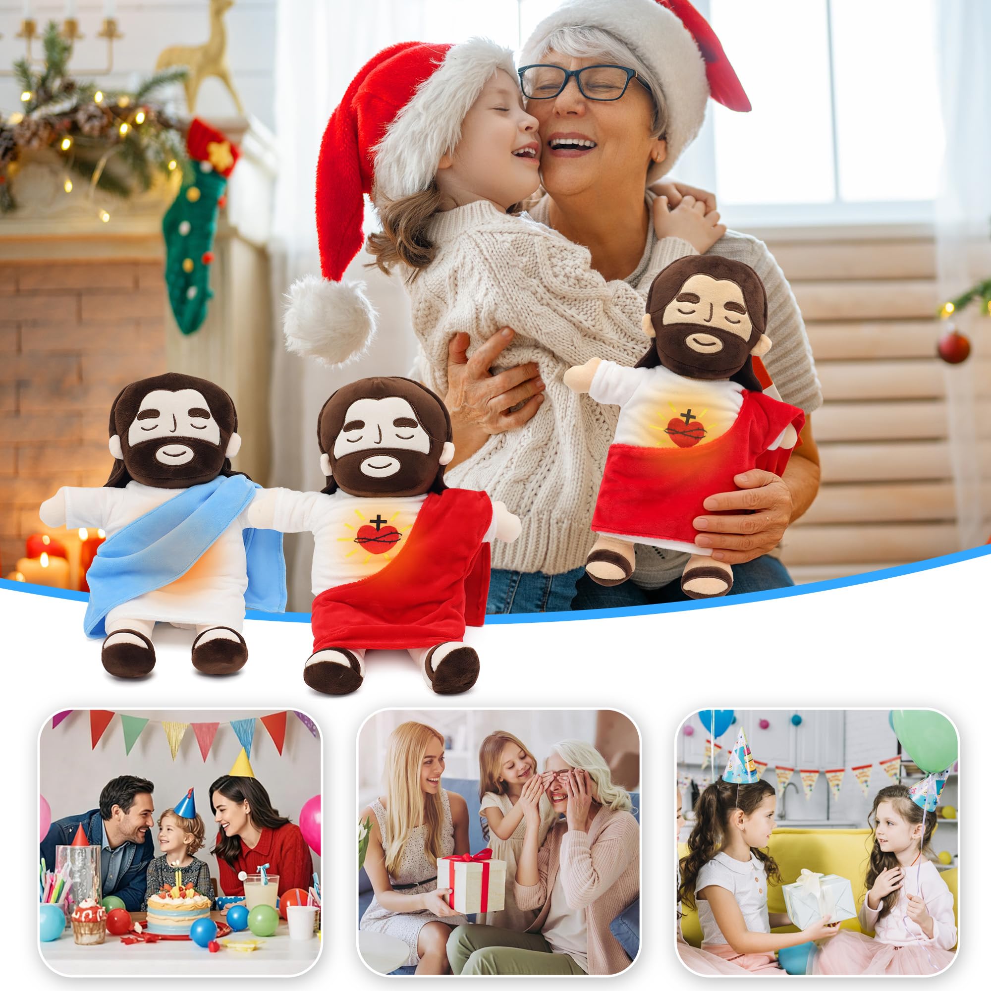 Yelakey Jesus Plush prayer doll for quiet moments