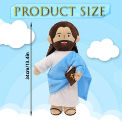 Yelakey Jesus plush offers 3 Bible music tracks for learning