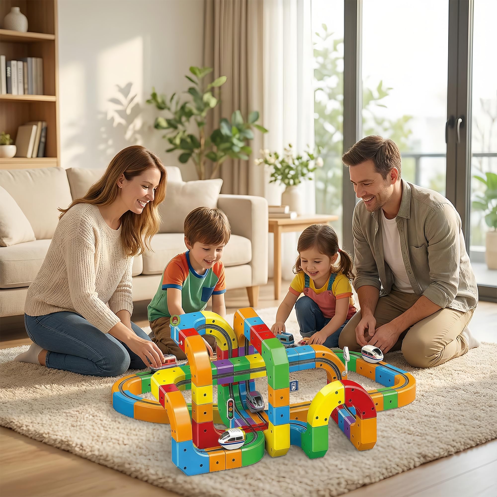 YELEONGY BPA-free plastic with smooth edges for kid-safe play.