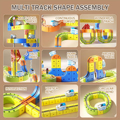 YELEONGY Trackfusion 3D layouts with rail cubes spark imagination.
