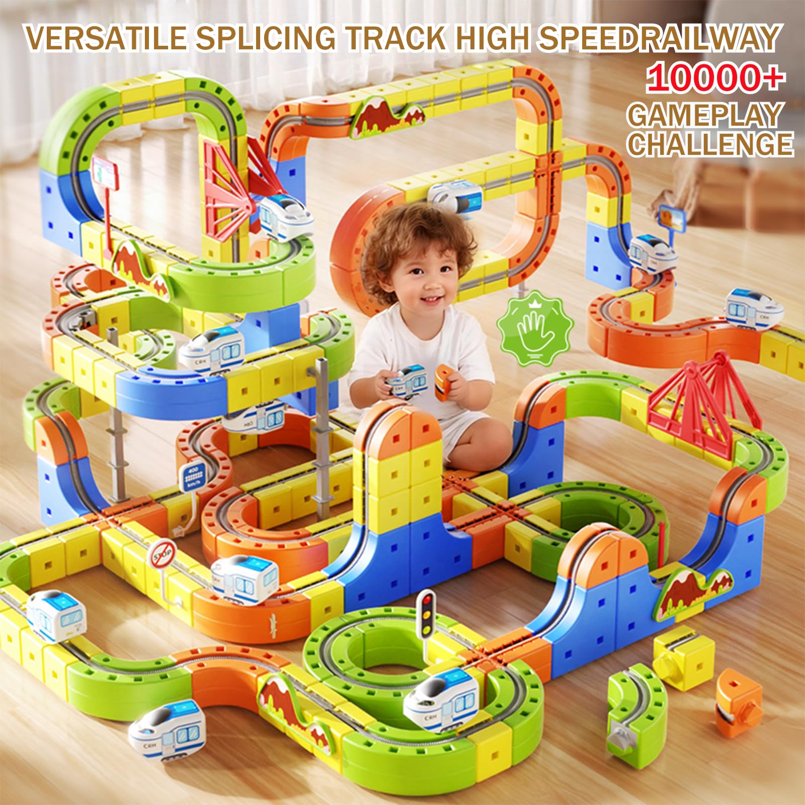 YELEONGY Trackfusion magnetic cars for safe, interactive racing.