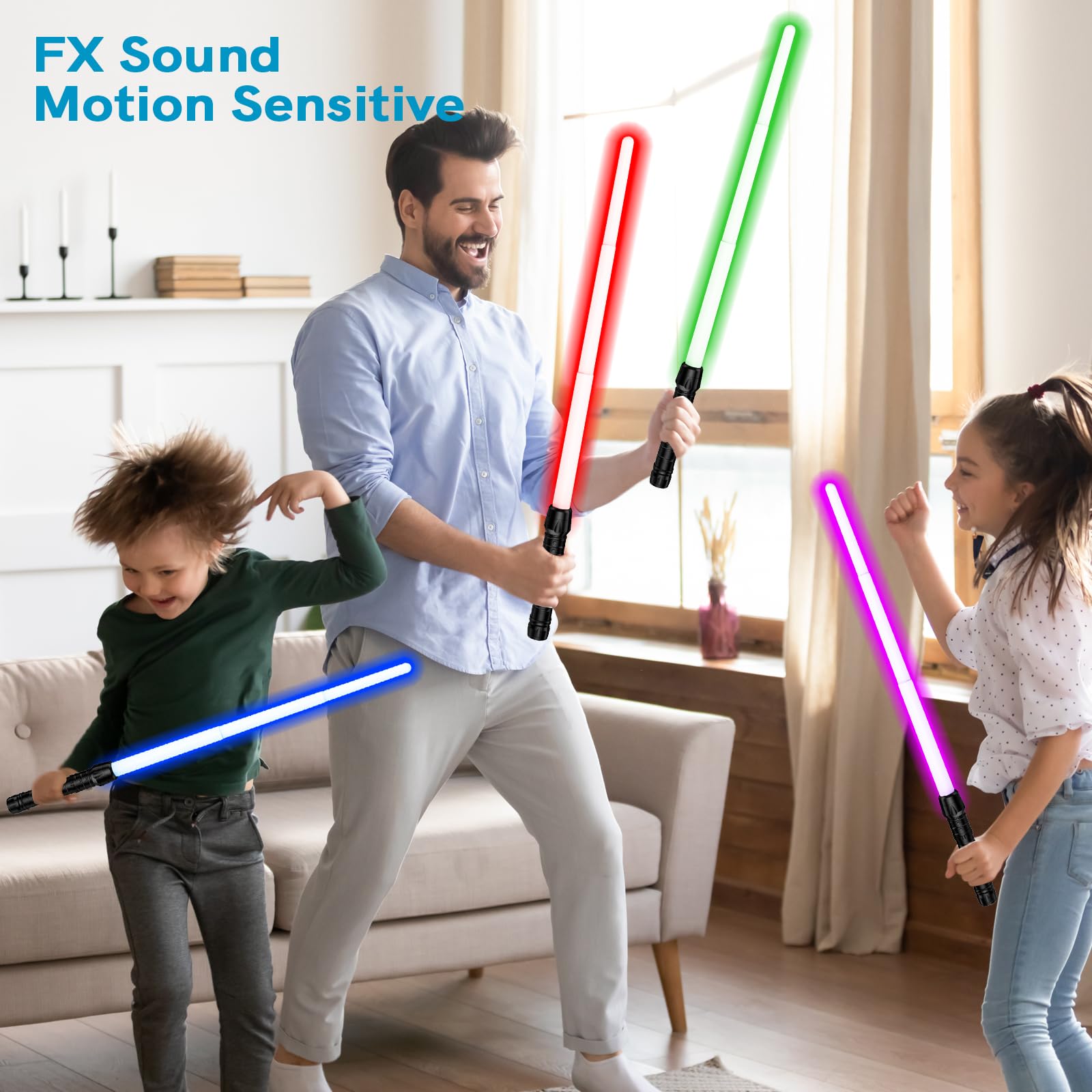 Yellora durable soft-plastic sabers designed for safe play