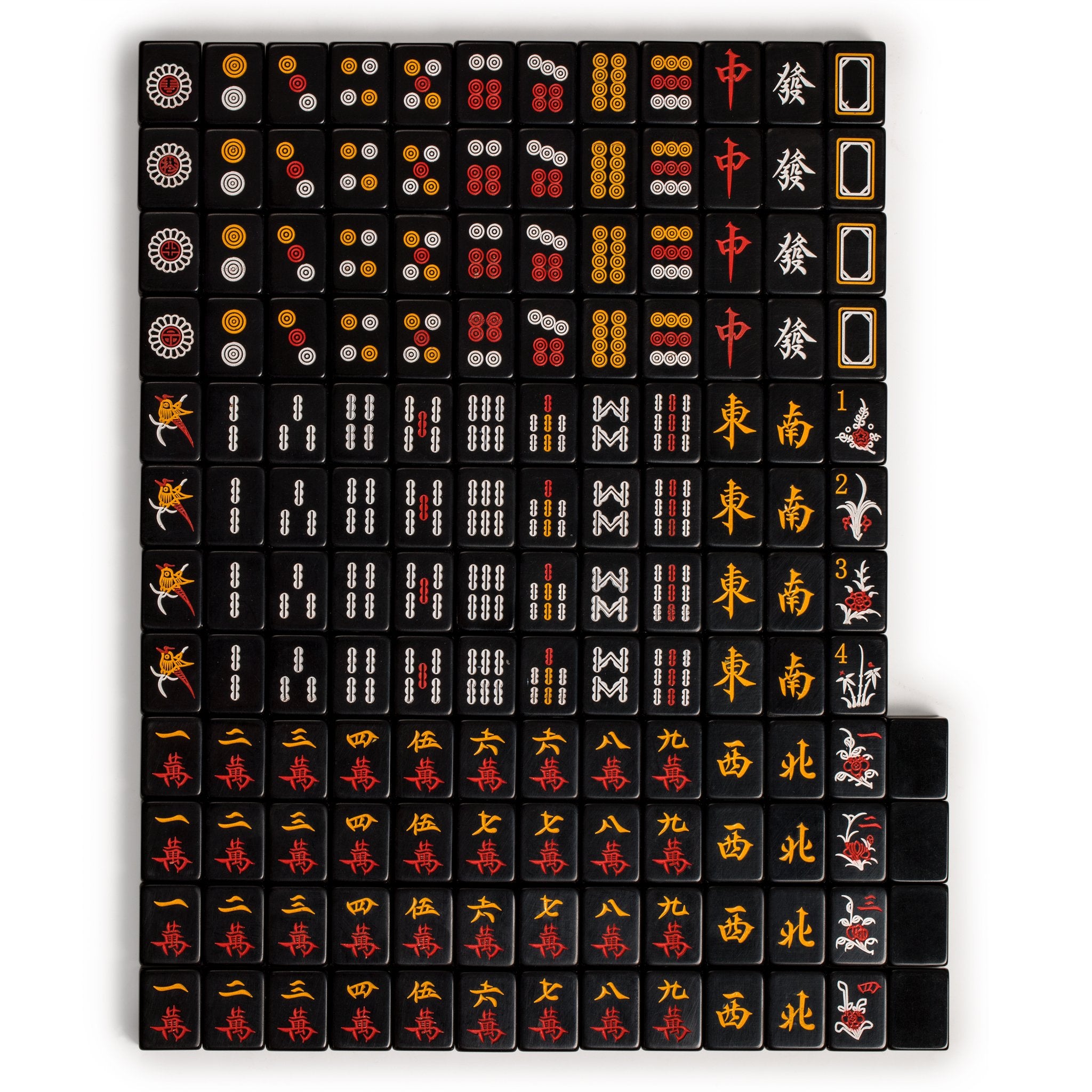 Yellow Mountain Imports acrylic tiles close-up dragons providing visual cues