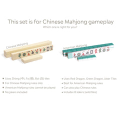 Travel-ready pack fits compactly for on-the-go mahjong sessions.