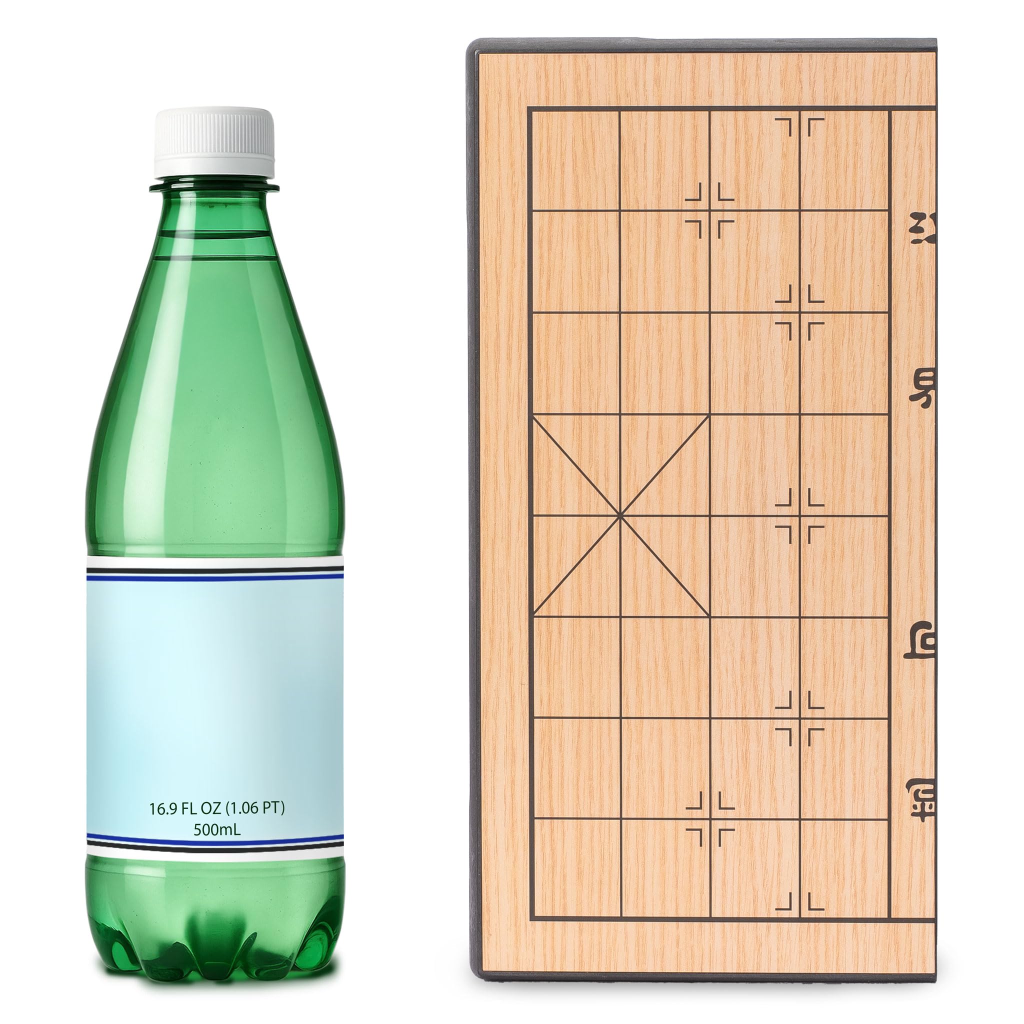 Yellow Mountain Imports Xiangqi pieces in red and white arranged for play.
