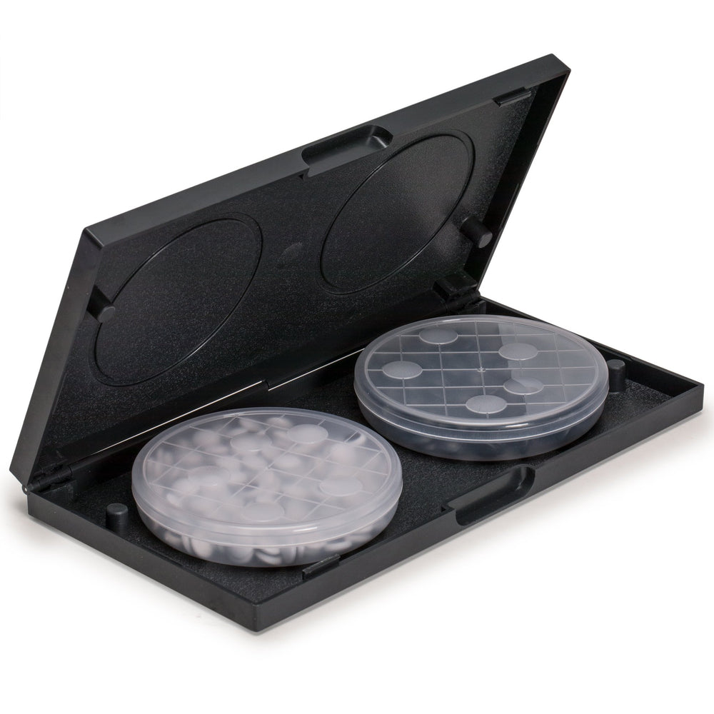 Yellow Mountain Imports two plastic stone bowls in the travel set.