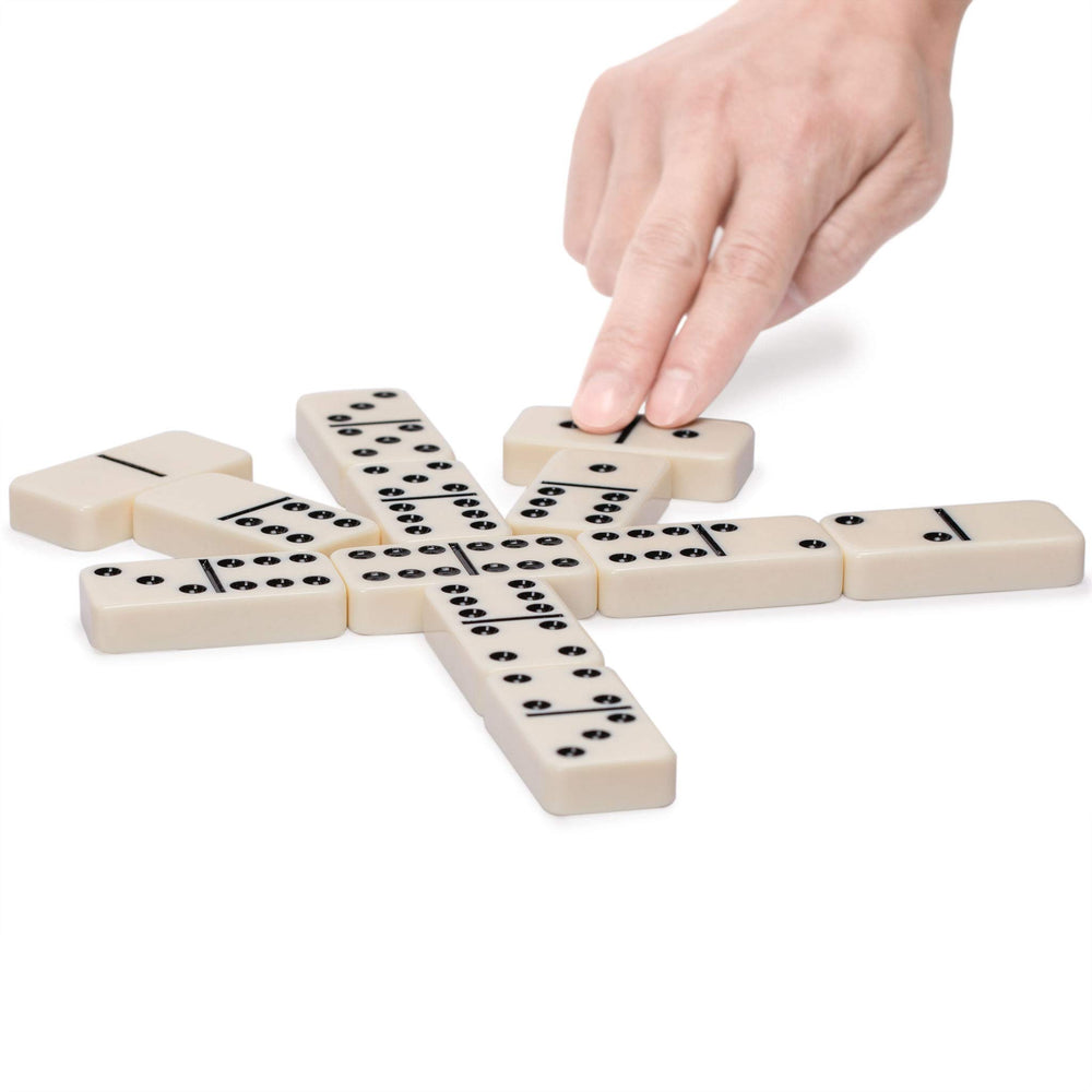 Yellow Mountain Imports jumbo tournament dominoes designed for big-play sessions