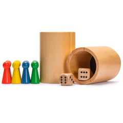 Yellow Mountain Imports durable wooden game set ideal for quick setup and storage.