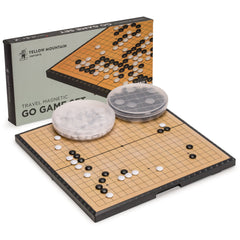 Yellow Mountain Imports magnetic go board, 11-inch, portable for travel-friendly play.