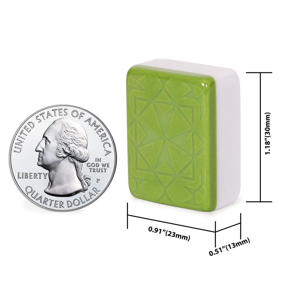 Yellow Mountain Imports pastel coins and dice provide tactile scoring components.