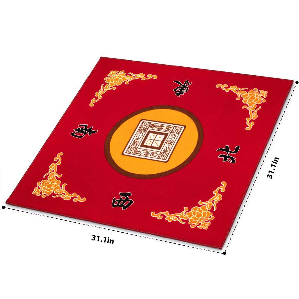Yellow Mountain Imports table cover 79 cm square fits compact game spaces